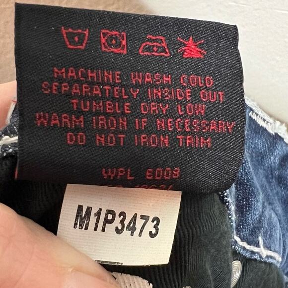 Rock & Roll Cowboy Pistol Straight Reflex Jeans 42x38 Men Med Wash Western Denim - Picture 12 of 13